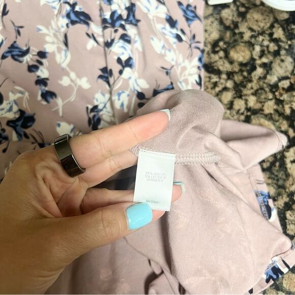 J Jill Top Womens Size S Wearever Collection Floral Stretch Shirt - Picture 6 of 6